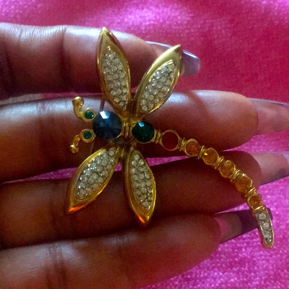 This dragonfly brooch is beautiful piece of art 🔥🔥🔥😍 - Picture 3 of 3